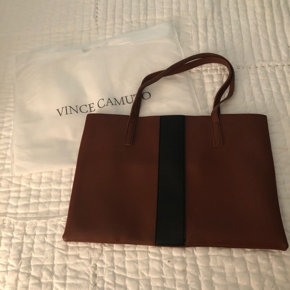Vince Camuto Vegan Leather Tote - Picture 2 of 7